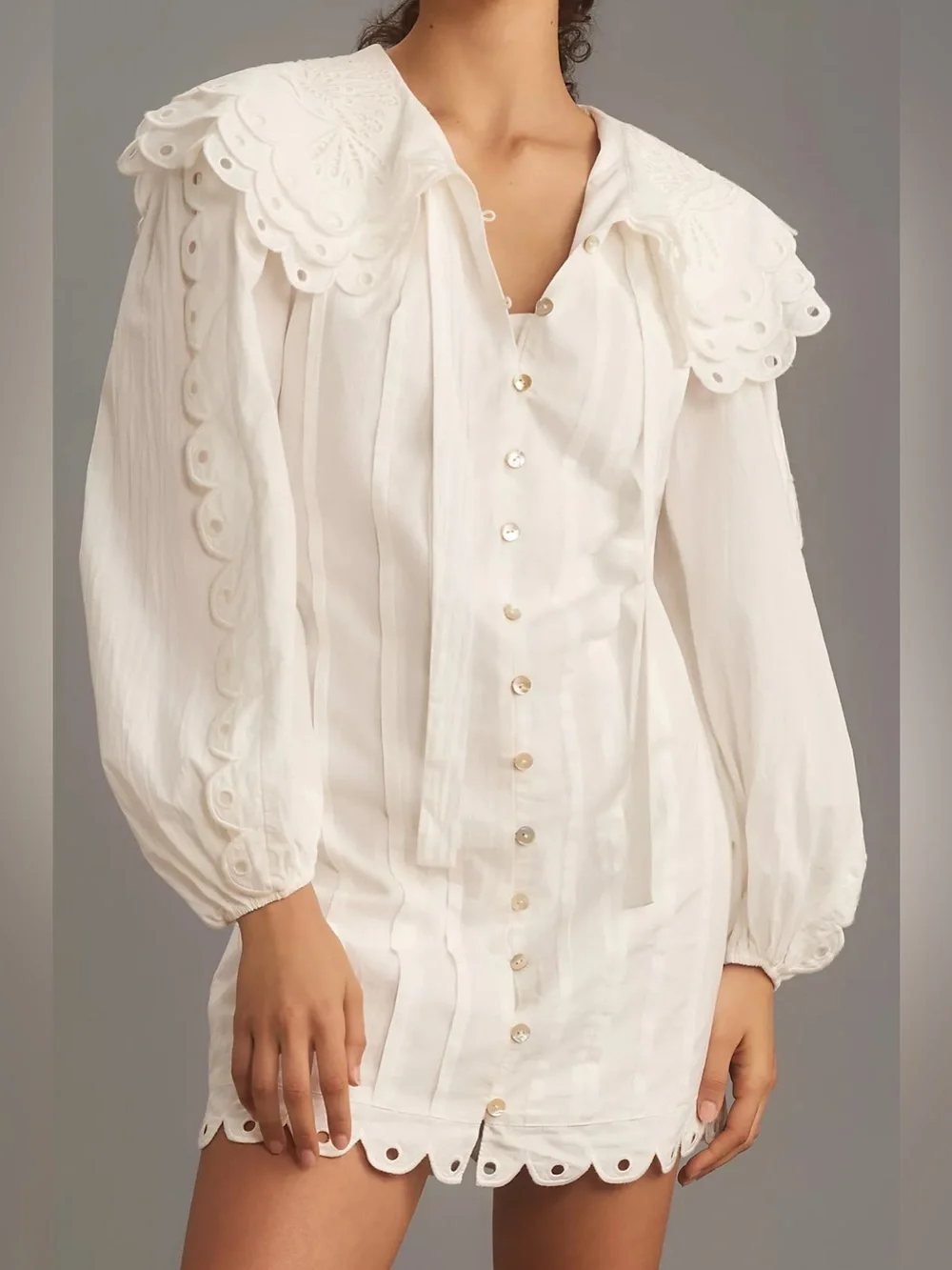 Anthropologie delicate white